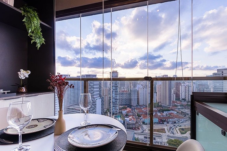 Elysium Vila Nova Conceição Studio Wi-Fi + Cozinha