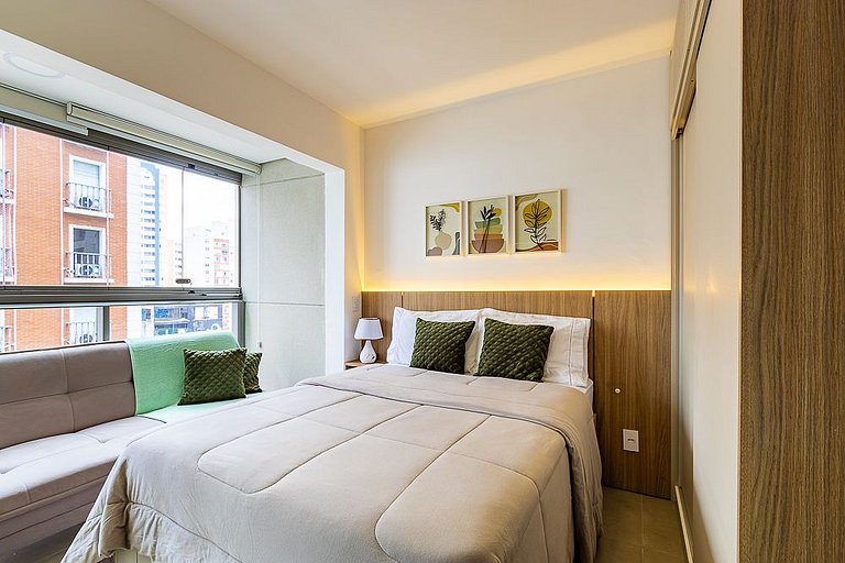 Dream Home Conforto e Estilo Metrô, Ar e Wi-Fi Px Paulista