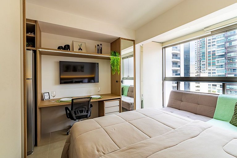 Dream Home Conforto e Estilo Metrô, Ar e Wi-Fi Px Paulista
