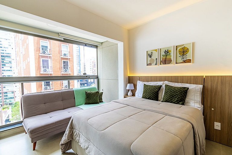 Dream Home Conforto e Estilo Metrô, Ar e Wi-Fi Px Paulista