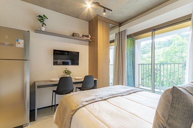 Serene - Studio moderno com Piscina Sauna Px Metrô