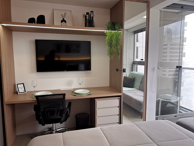 Dream Home Conforto e Estilo Metrô, Ar e Wi-Fi Px Paulista