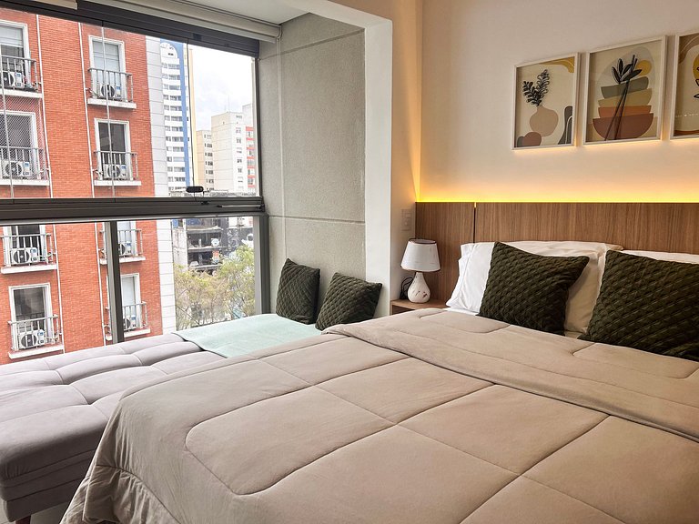 Dream Home Conforto e Estilo Metrô, Ar e Wi-Fi Px Paulista