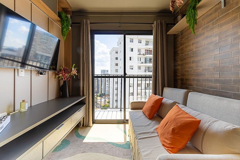 Sky Vibe - Vista 19º andar moderno 300m do Shopping Eldorado