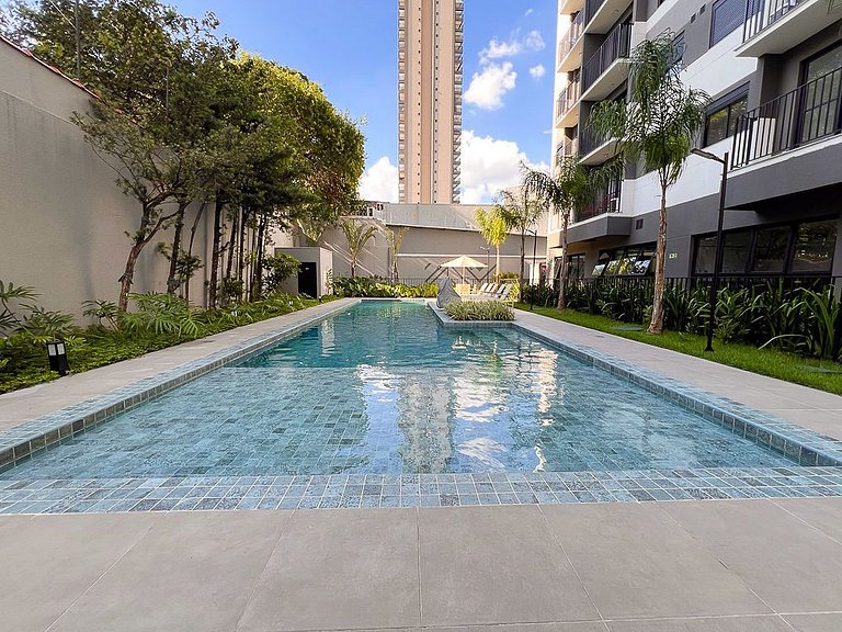 Sky Vibe - Vista 19º andar moderno 300m do Shopping Eldorado