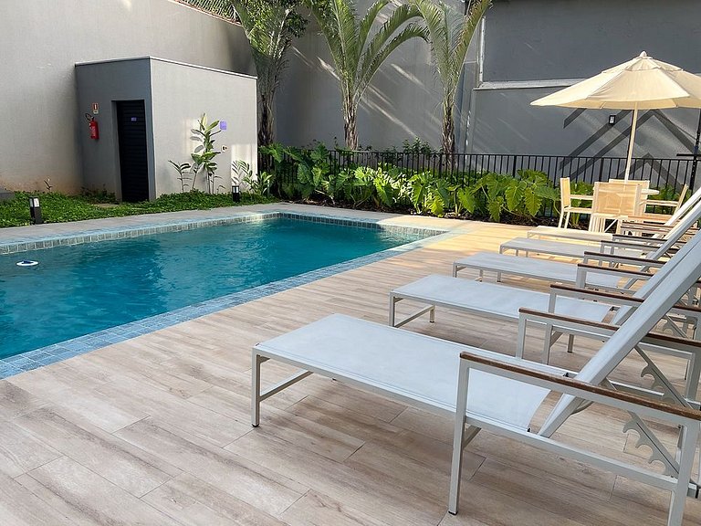 Sky Vibe - Vista 19º andar moderno 300m do Shopping Eldorado