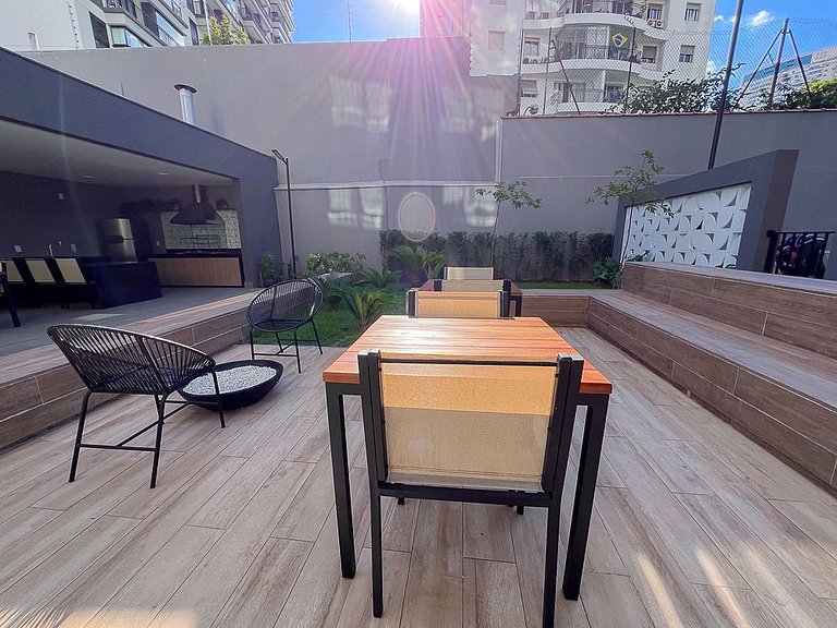 Sky Vibe - Vista 19º andar moderno 300m do Shopping Eldorado