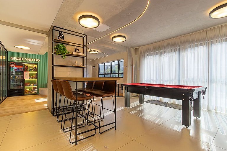 Sky Vibe - Vista 19º andar moderno 300m do Shopping Eldorado