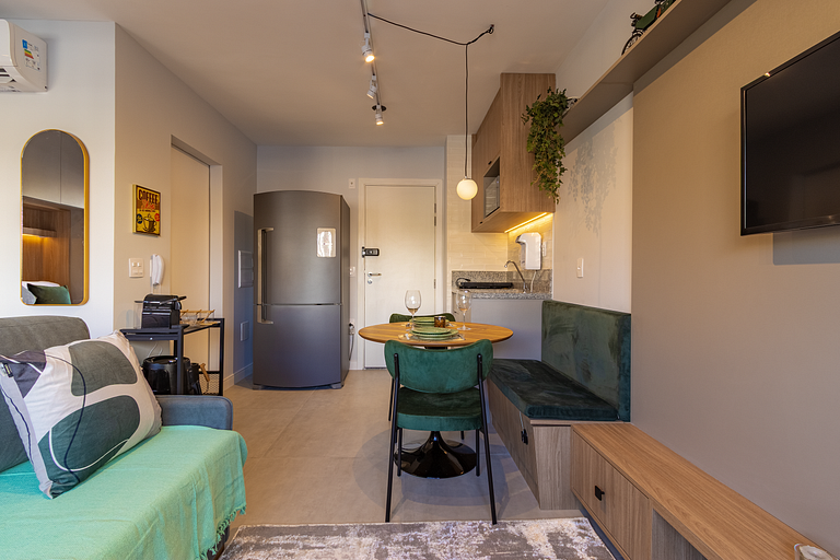 Essence Studio Vila Mariana | Air Conditioning, Wi-Fi & Vila