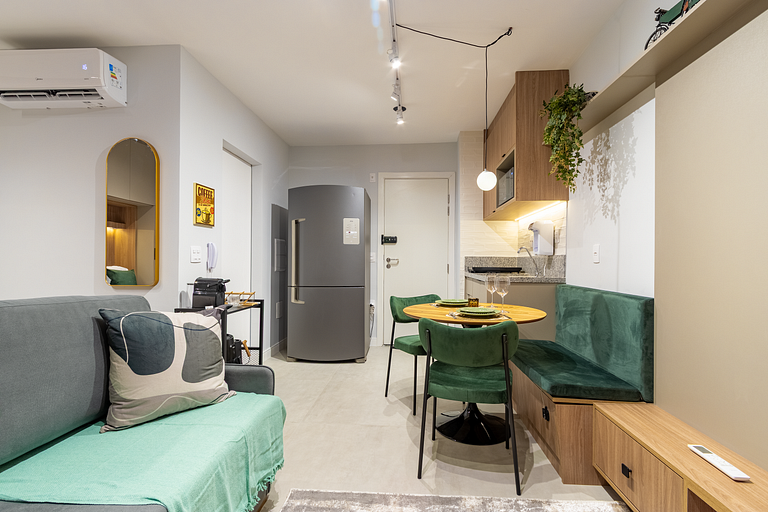 Essence Studio Vila Mariana | Air Conditioning, Wi-Fi & Vila