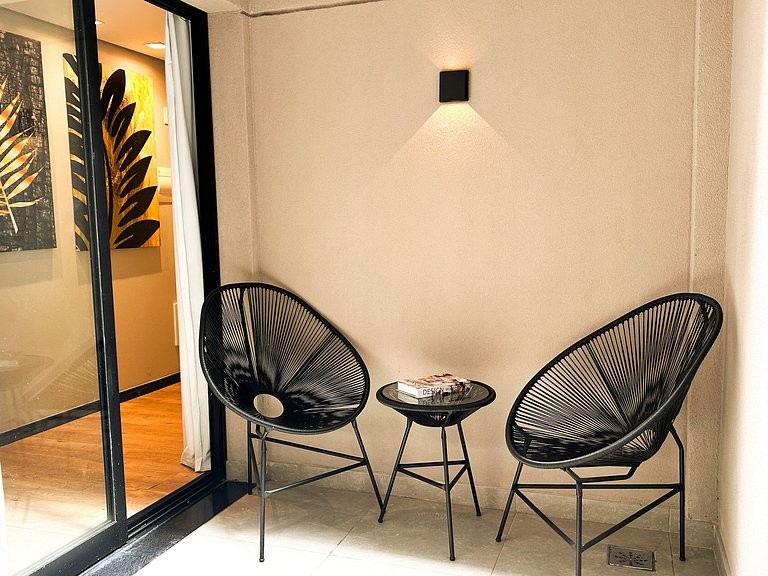 Brise studio in Jardins with ac, wifi, 300m from Paulista