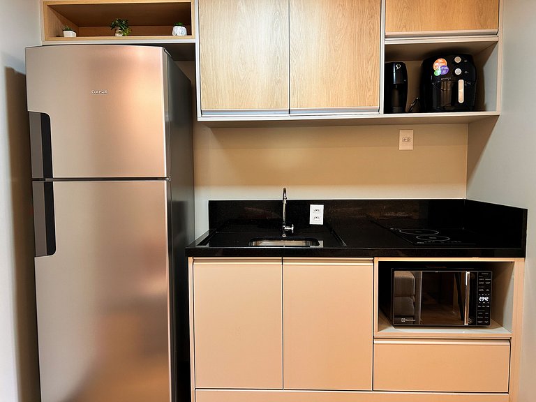 Brise studio in Jardins with ac, wifi, 300m from Paulista