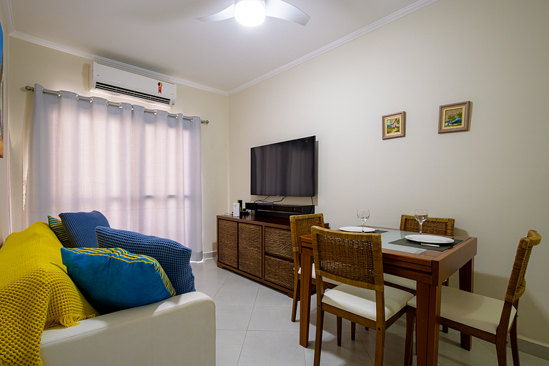 Solar Enseada 1 Quadra Mar com Vaga e Wi-Fi