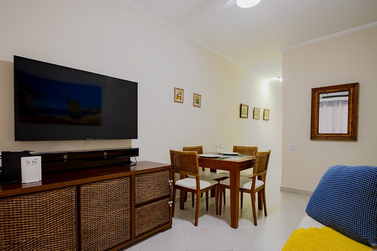 Solar Enseada 1 Quadra Mar com Vaga e Wi-Fi
