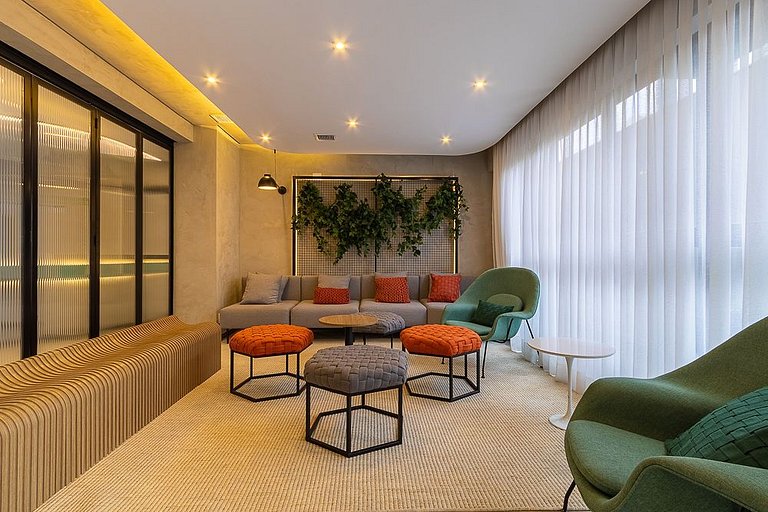 Sky Vibe - Vista 19º andar moderno 300m do Shopping Eldorado