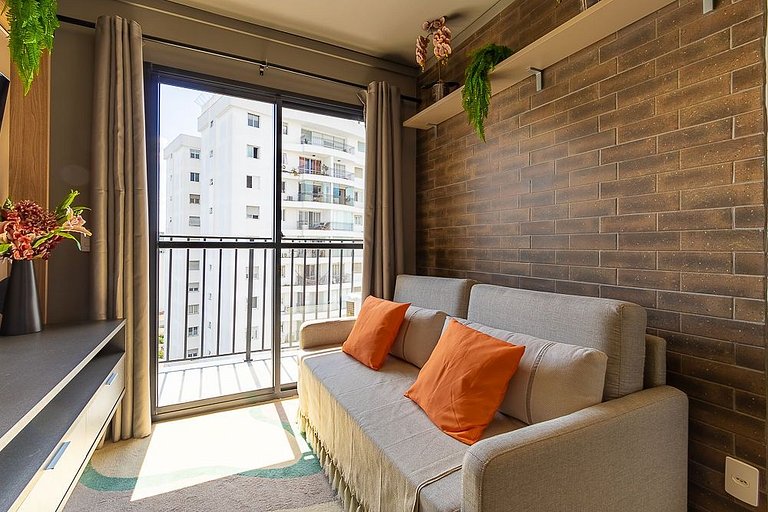 Sky Vibe - Vista 19º andar moderno 300m do Shopping Eldorado
