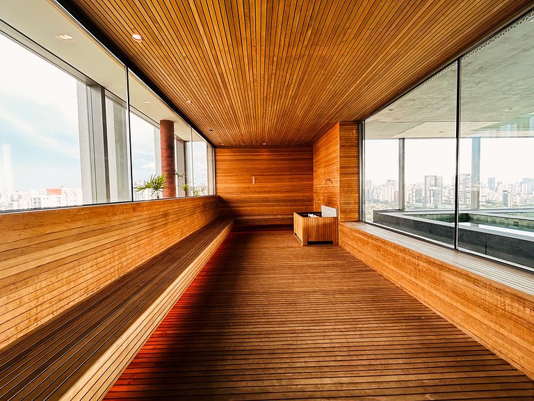 Ibira Premium - Piscina Aquecida Wi-Fi 5 min Metrô