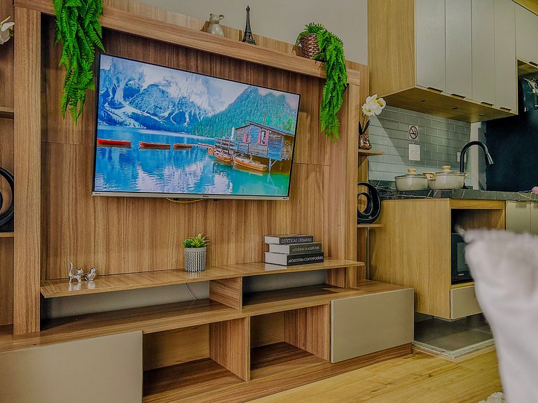 Horizons Apt with Balcony in Moema | Near Metro & Mall