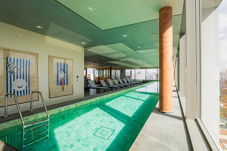 Ibira Premium - Piscina Aquecida Wi-Fi 5 min Metrô