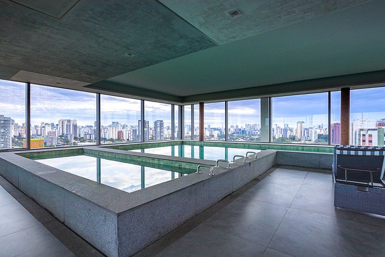 Ibira Premium - Piscina Aquecida Wi-Fi 5 min Metrô