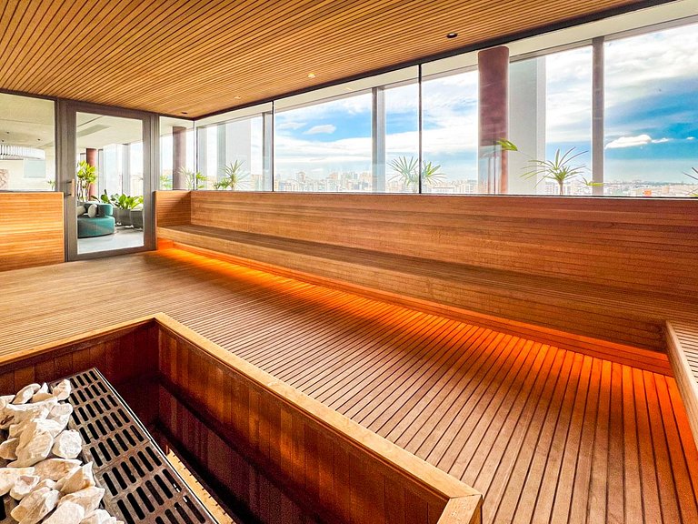 Ibira Premium - Piscina Aquecida Wi-Fi 5 min Metrô