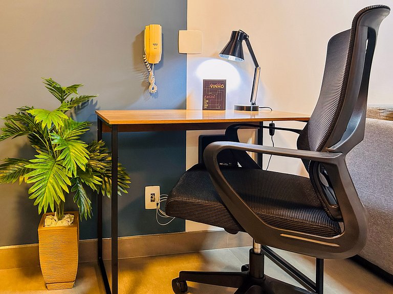 Icon Moema – Cama Queen e Vaga | 450m do Metrô