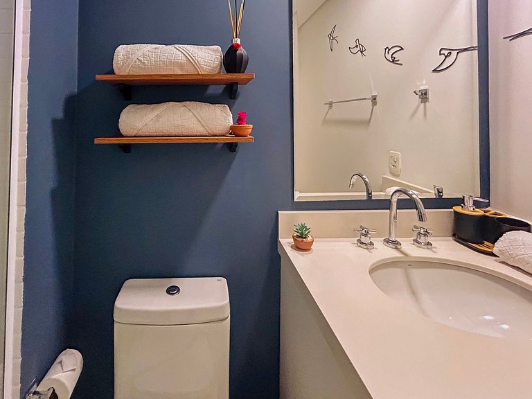 Icon Moema – Cama Queen e Vaga | 450m do Metrô