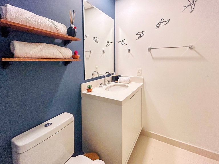 Icon Moema – Cama Queen e Vaga | 450m do Metrô