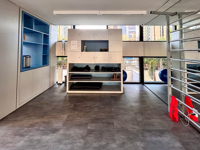 Icon Moema – Cama Queen e Vaga | 450m do Metrô