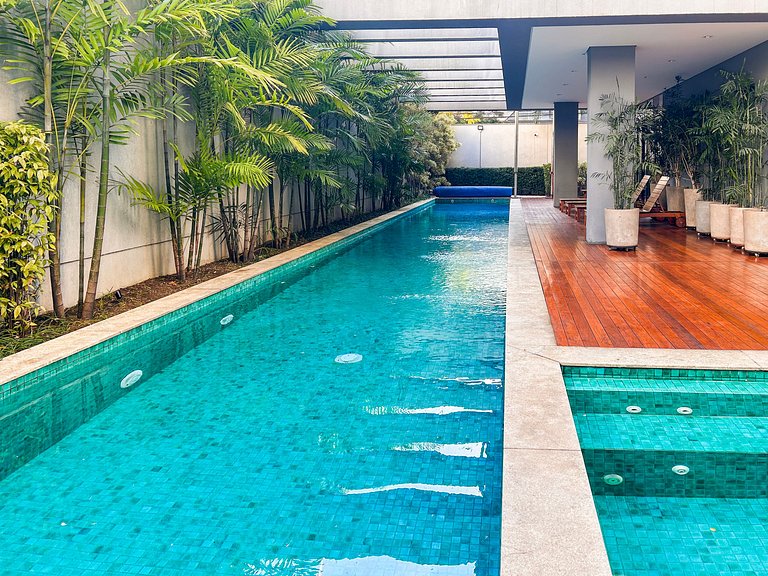 Icon Moema – Cama Queen e Vaga | 450m do Metrô