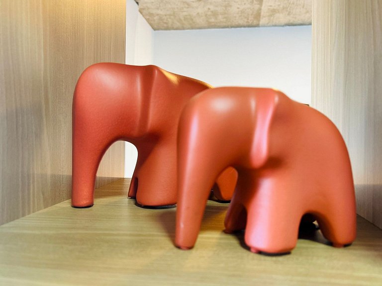 Icon Moema – Cama Queen e Vaga | 450m do Metrô