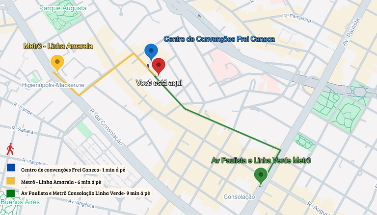 Inspiration Frei Caneca apto C/ Quarto