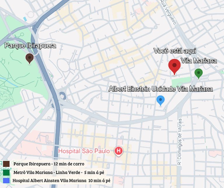 Essence Studio Vila Mariana Ar, Wi-Fi e Metrô Vila Mariana