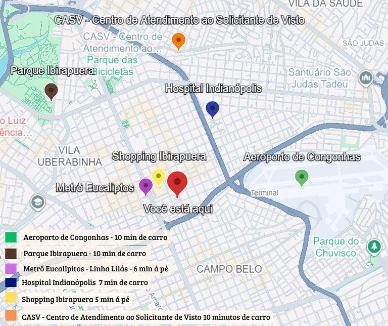 VIP Studio Moderno em Moema | Próximo ao Metrô e Shopping Ib