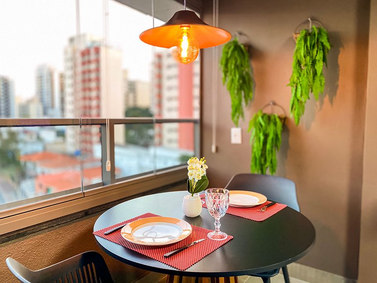 Diamond Apto Novo C/Wifi, A/C Pisicina e Coworking