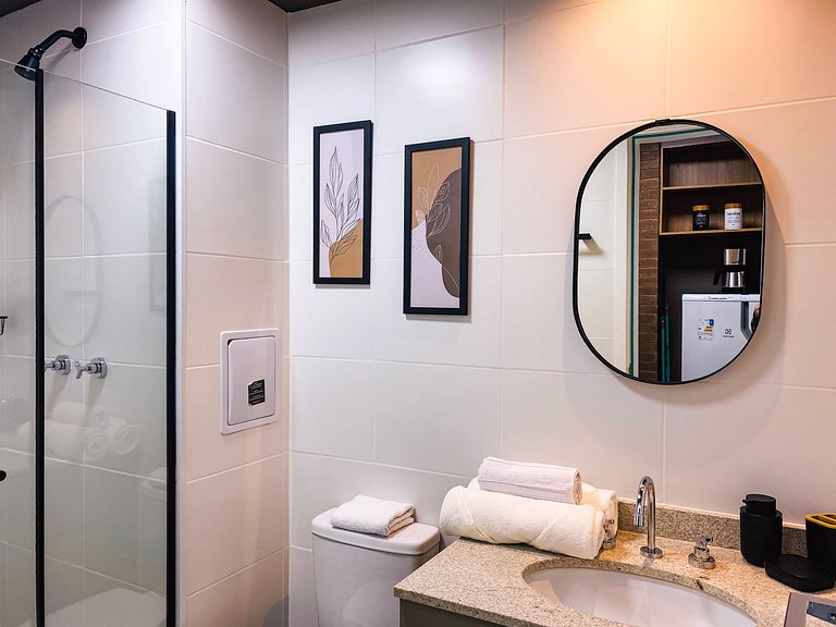 Diamond Apto Novo C/Wifi, A/C Pisicina e Coworking