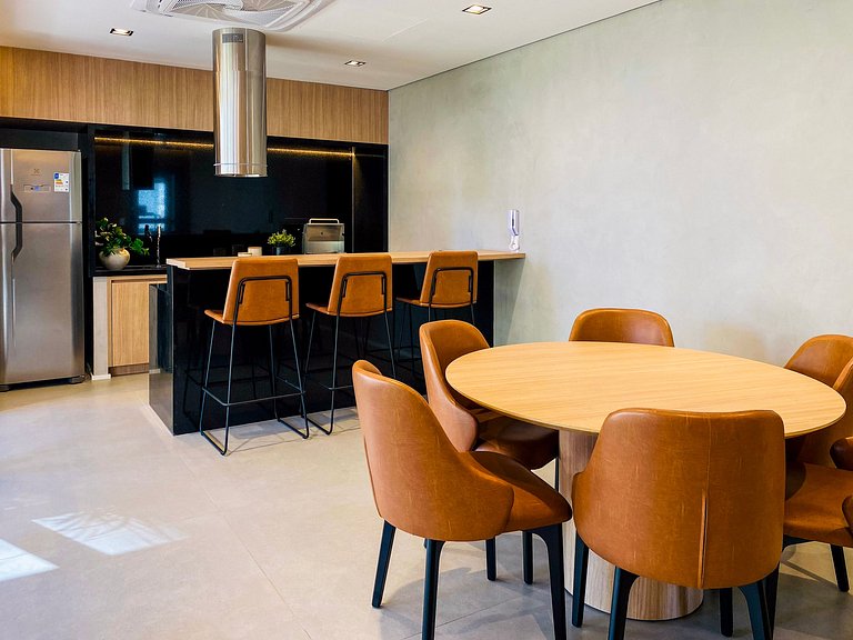 Diamond Apto Novo C/Wifi, A/C Pisicina e Coworking