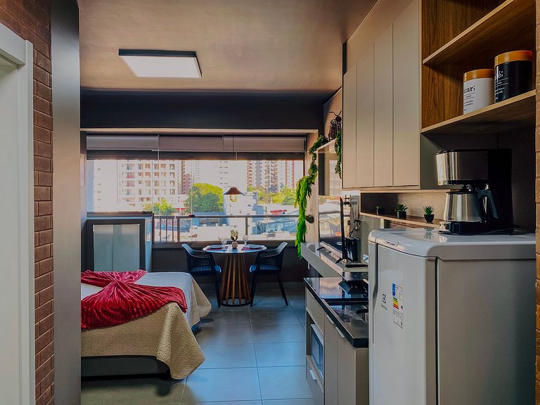 Diamond Apto Novo C/Wifi, A/C Pisicina e Coworking