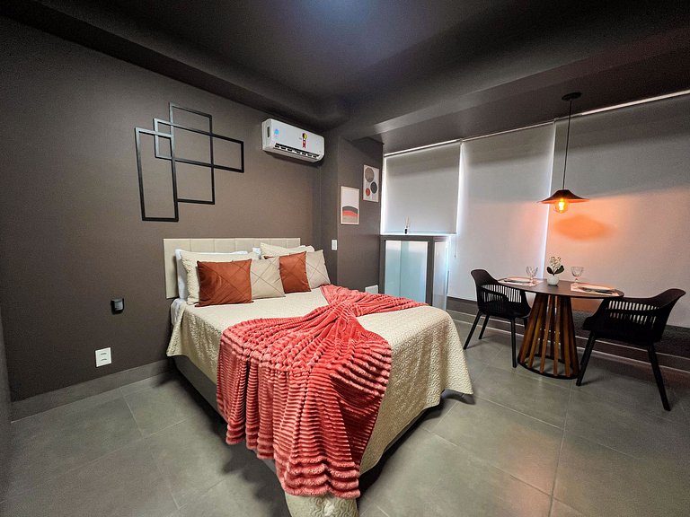 Diamond Apto Novo C/Wifi, A/C Pisicina e Coworking