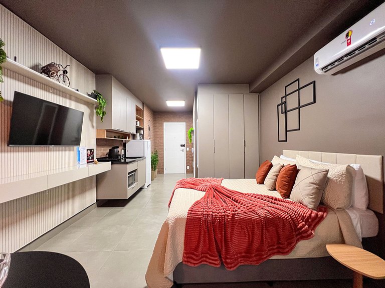 Diamond Apto Novo C/Wifi, A/C Pisicina e Coworking