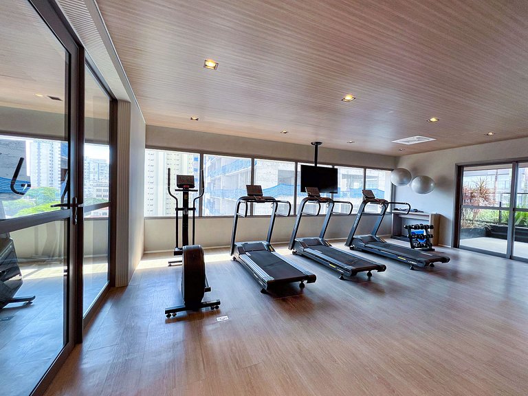 Diamond Apto Novo C/Wifi, A/C Pisicina e Coworking