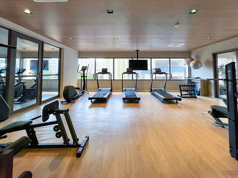 Diamond Apto Novo C/Wifi, A/C Pisicina e Coworking