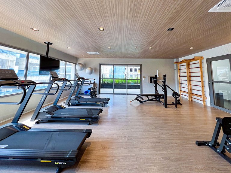 Diamond Apto Novo C/Wifi, A/C Pisicina e Coworking