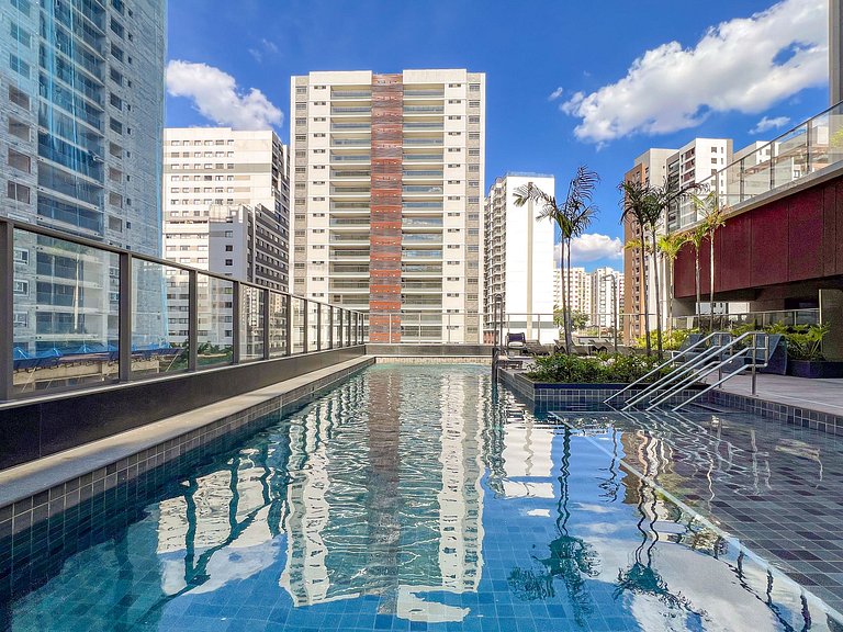 Diamond Apto Novo C/Wifi, A/C Pisicina e Coworking