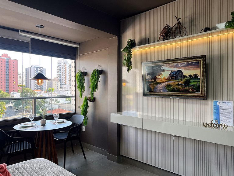 Diamond Apto Novo C/Wifi, A/C Pisicina e Coworking