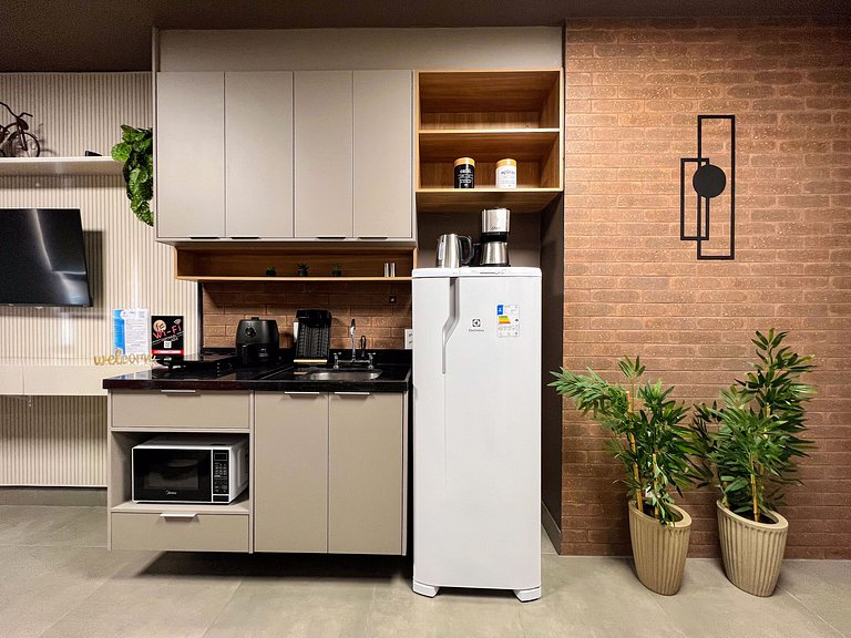 Diamond Apto Novo C/Wifi, A/C Pisicina e Coworking