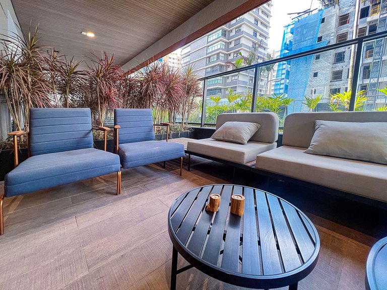 Diamond Apto Novo C/Wifi, A/C Pisicina e Coworking