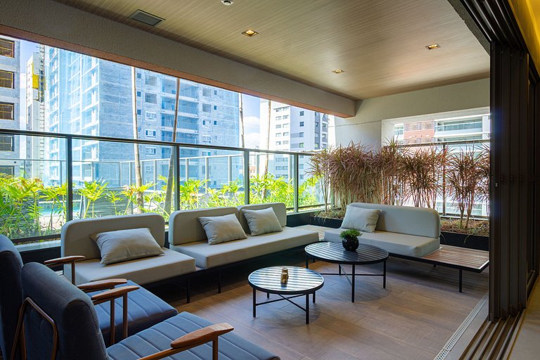 Diamond Apto Novo C/Wifi, A/C Pisicina e Coworking