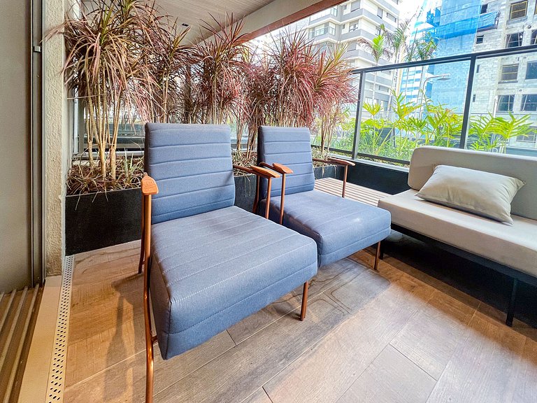 Diamond Apto Novo C/Wifi, A/C Pisicina e Coworking