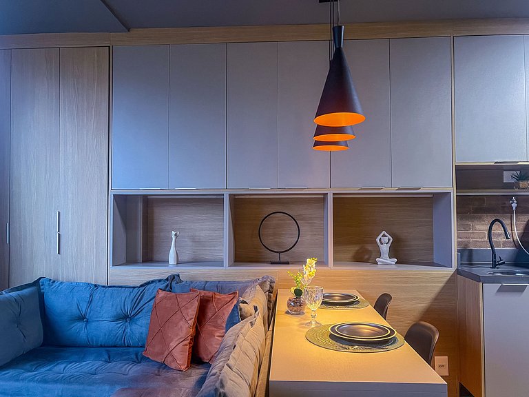 Single Pinheiros · Studio C/ Vaga | Piscina| Wi-Fi